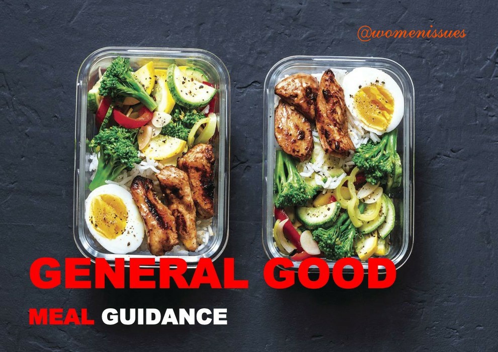 GENERAL GOOD MEAL GUIDANCE_Women issues